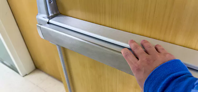 Installing a Push Bar on a Door Morgan Hill